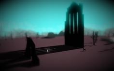 Ruins is a game about a dog chasing rabbits through a shadowy, dreamlike landscape.